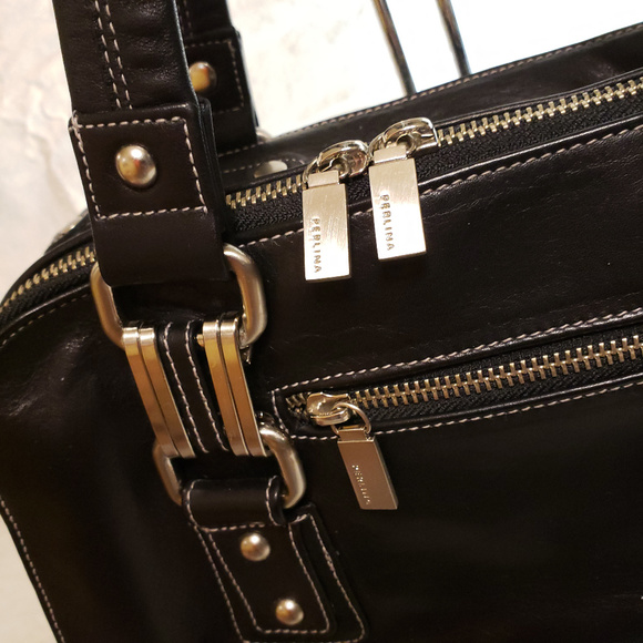 Perlina Soft Leather Shoulder Bag - Picture 3 of 8